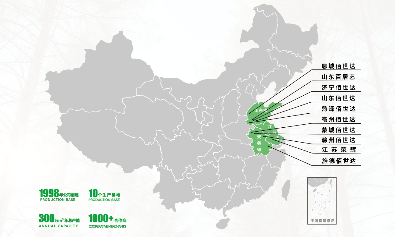 佰世达集团十大生产基地